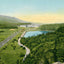 White Mountains Crawford House and Saco Lake vintage print