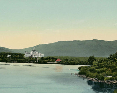 White Mountains Mount Washington Hotel vintage print