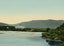 White Mountains Mount Washington Hotel from Lake Caroline in 1907 Vintage Print