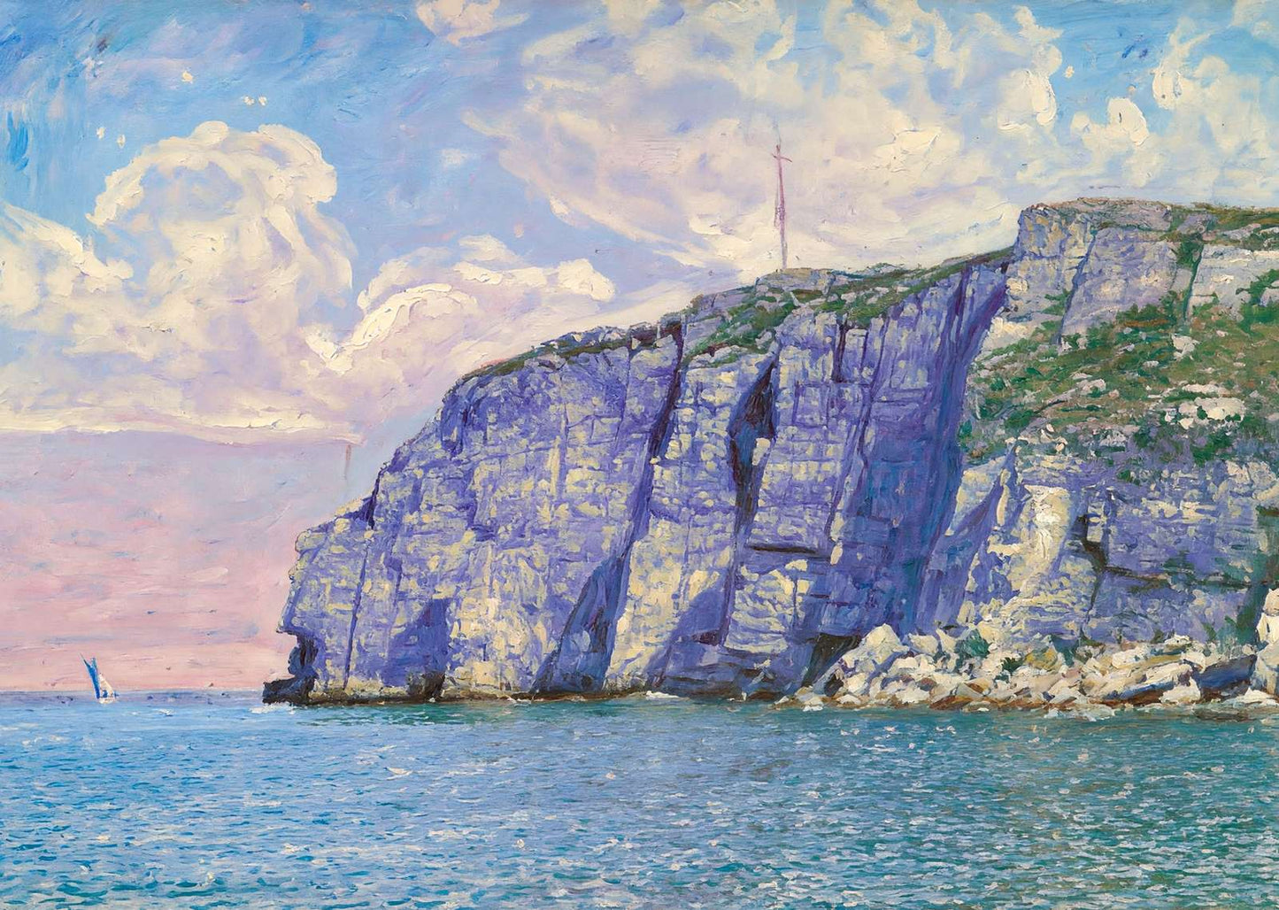 White Head Cushing's Island Portland Maine in 1908 Art Print (7 Sizes)