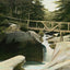 White Mountains Basin Pemigewasset River in 1907 Vintage Print (7 Sizes)