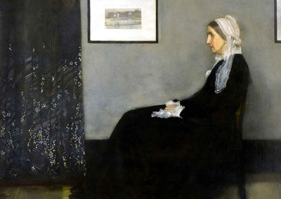 Whistler's Mother Art Print Painting by James Abbott McNeill Whistler (6 Sizes)