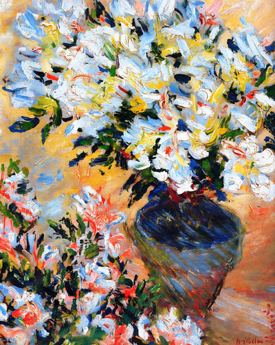White Azaleas in a Pot (1891) art print by Claude Monet (1882)