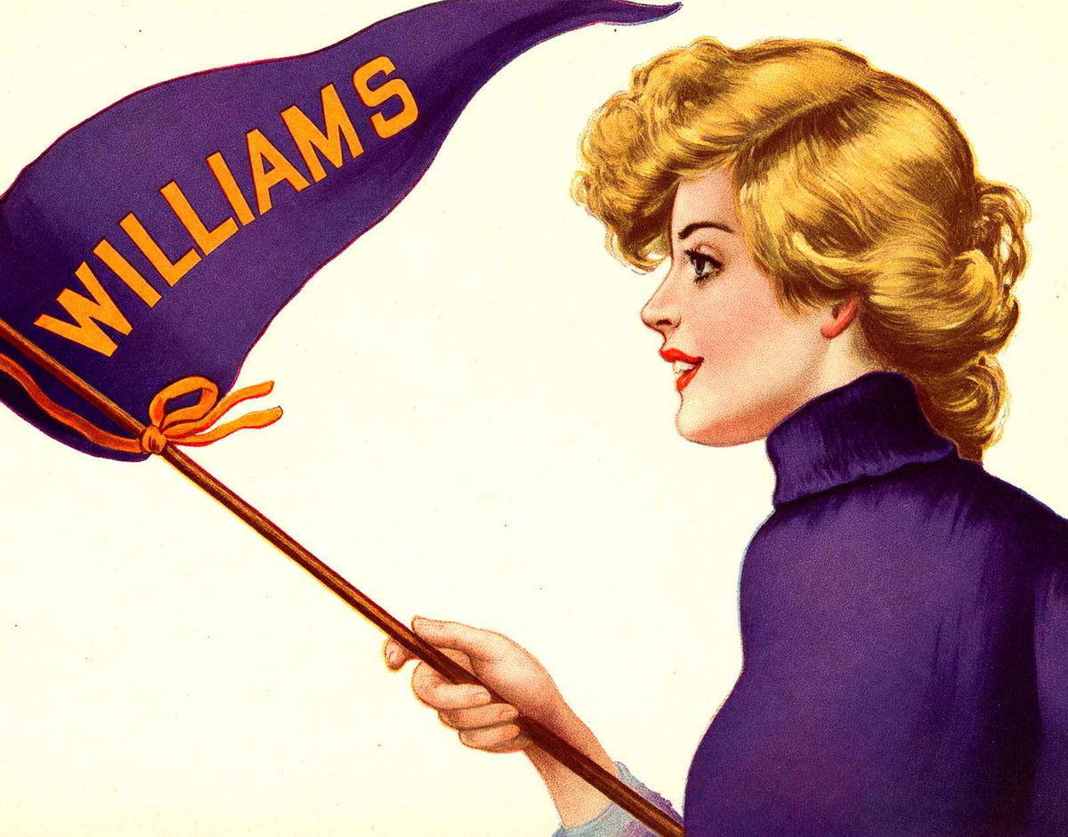 Ray-ray-ray-wil-yums-yams-yums Wil-yums Williams College in 1907 Vintage Print