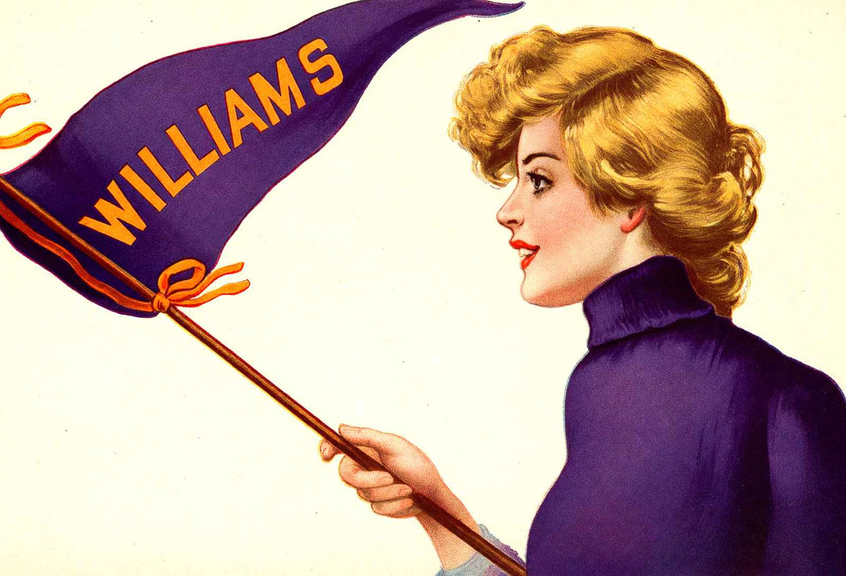 Ray-ray-ray-wil-yums-yams-yums Wil-yums Williams College in 1907 Vintage Print