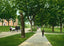 West College and President's House, Williamstown, MA in 1906 Vintage Print