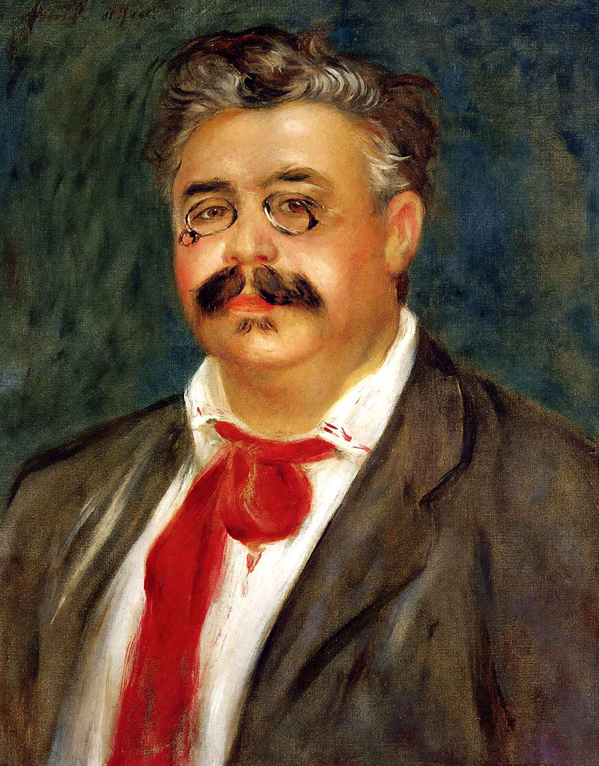 Wilhelm Muhlfeld 1910 Painting by Pierre-Auguste Renoir Art Print (6 Sizes)