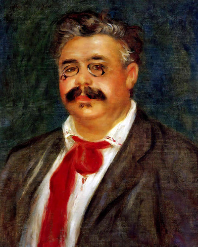 Wilhelm Muhlfeld Painting by Pierre-Auguste Renoir 8x10" Art Print - Restored