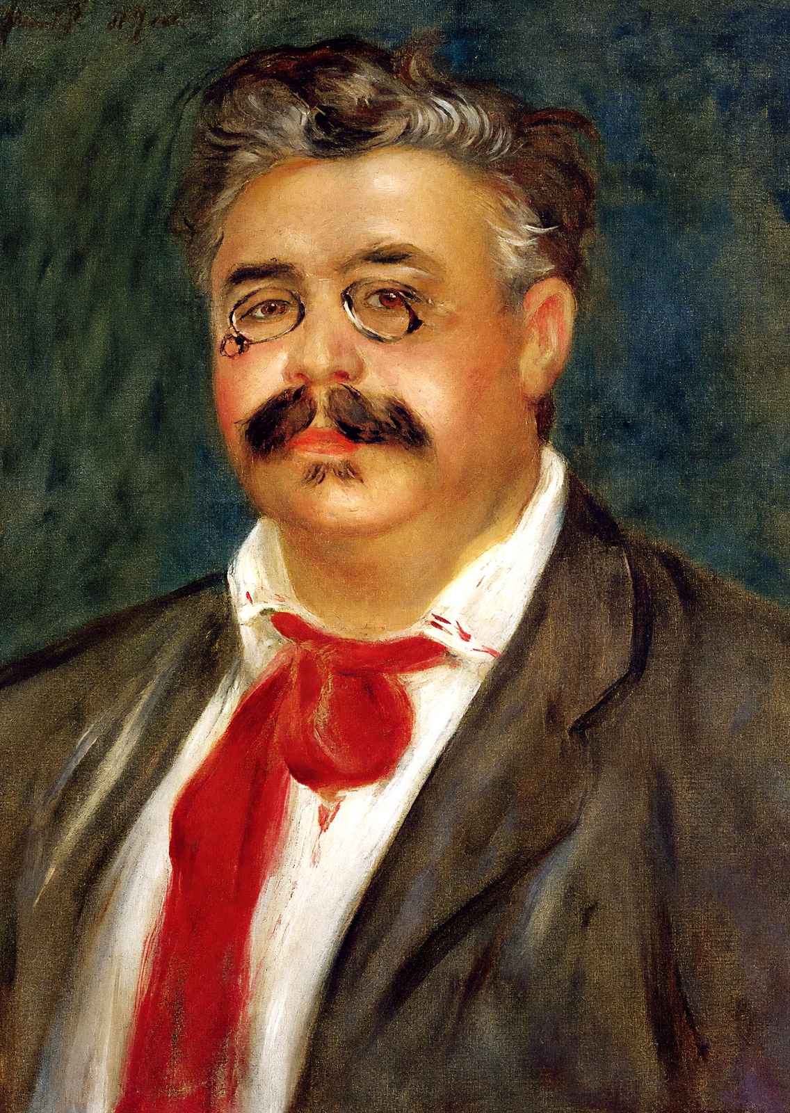 Wilhelm Muhlfeld 1910 Painting by Pierre-Auguste Renoir Art Print (6 Sizes)