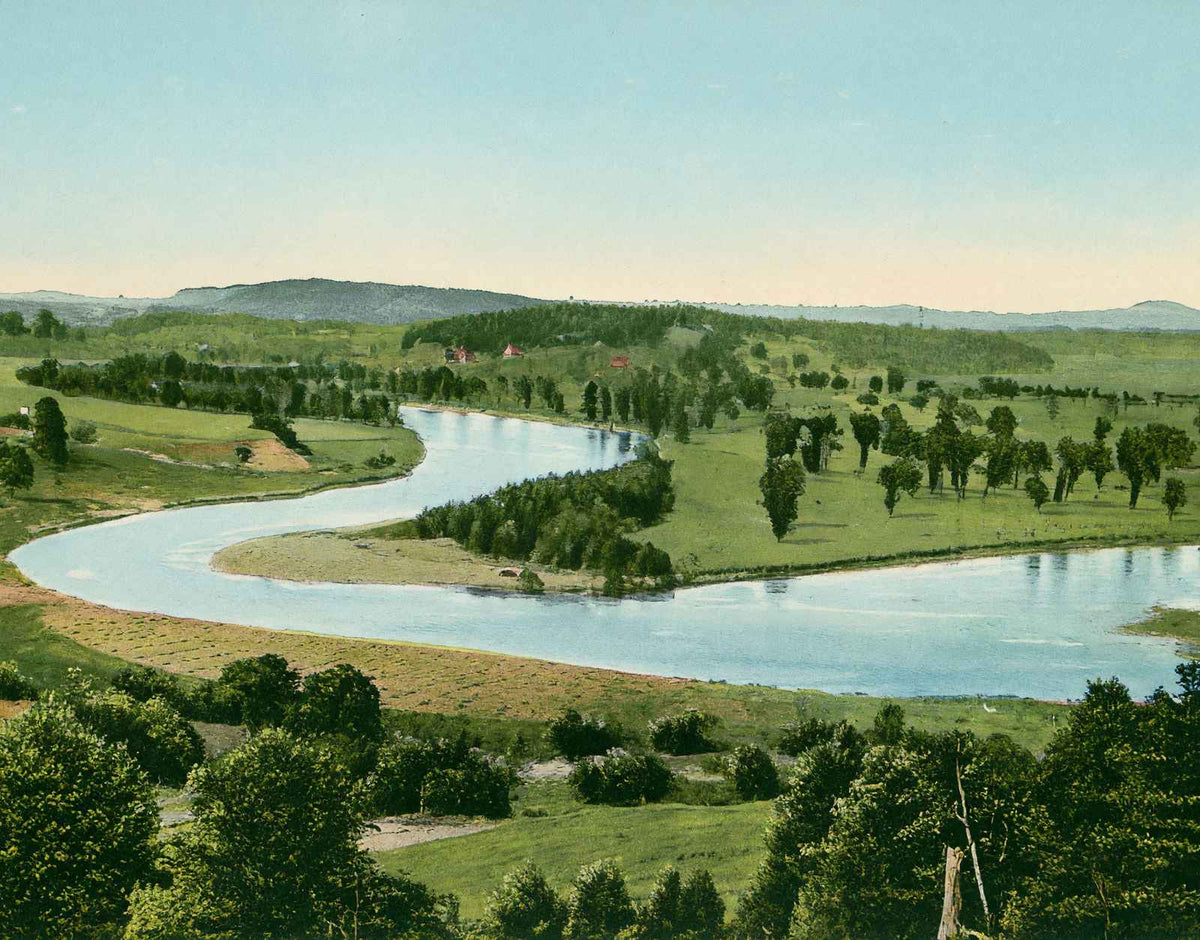 Winooski River Vermont in 1907 Vintage Print (7 Sizes) - Premium Quality