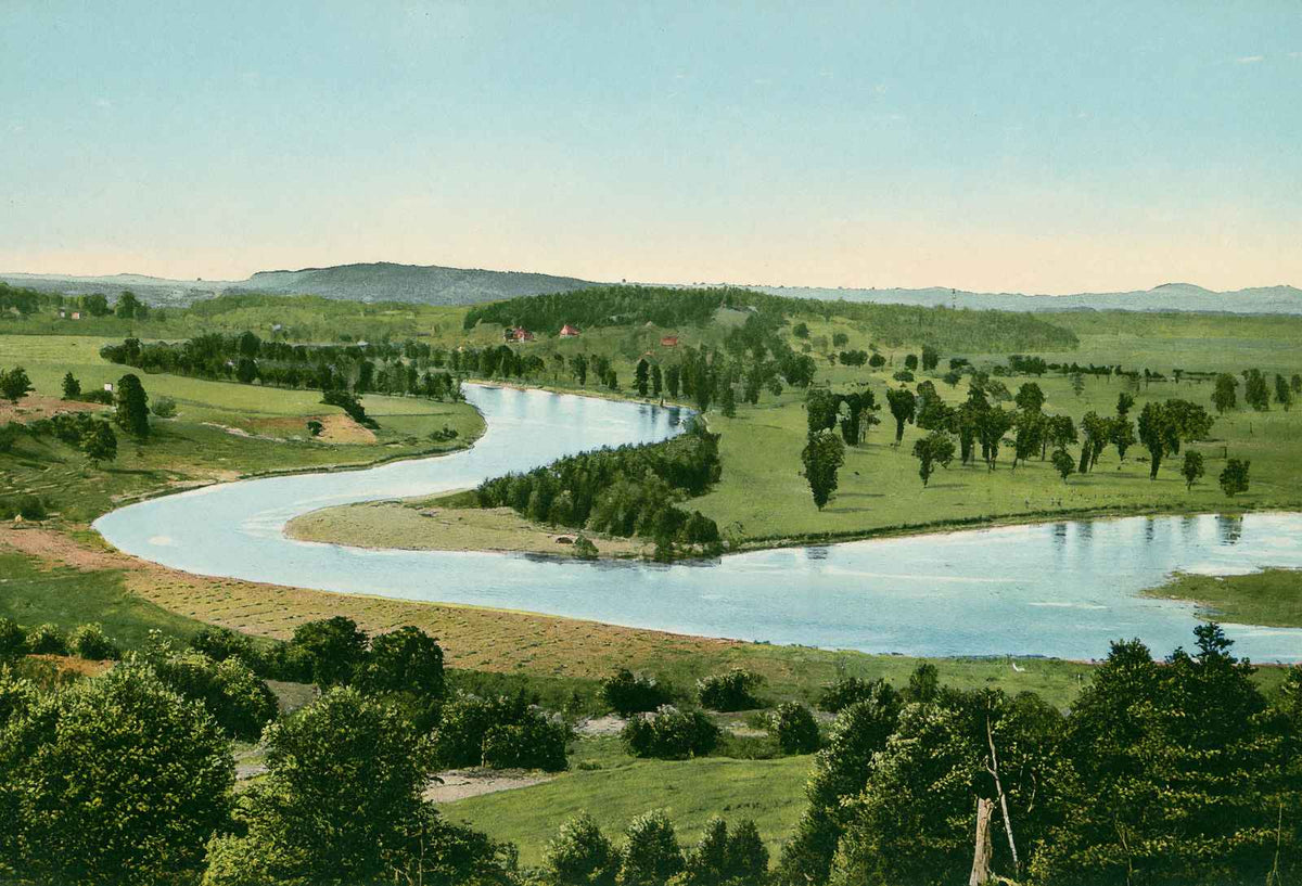 Winooski River Vermont in 1907 Vintage Print (7 Sizes) - Premium Quality
