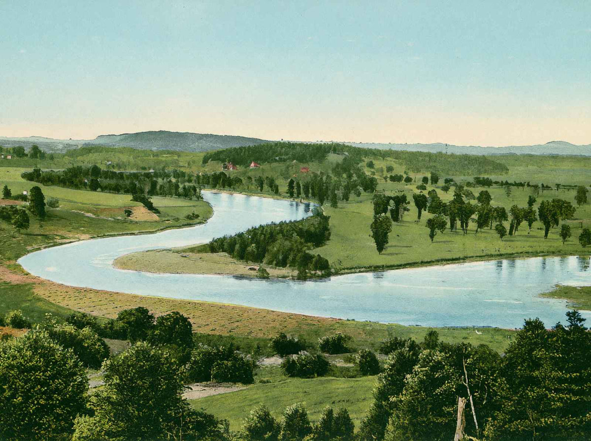 Winooski River Vermont in 1907 Vintage Print (7 Sizes) - Premium Quality