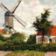 Windmill at Knokke, Belgium 1894 by Camille Pissarro Art Print (6 Sizes)
