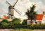 Windmill at Knokke, Belgium 1894 by Camille Pissarro Art Print (6 Sizes)