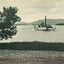 Bay and Mountain from Academy Hill Wolfeboro NH in 1906 Vintage Print