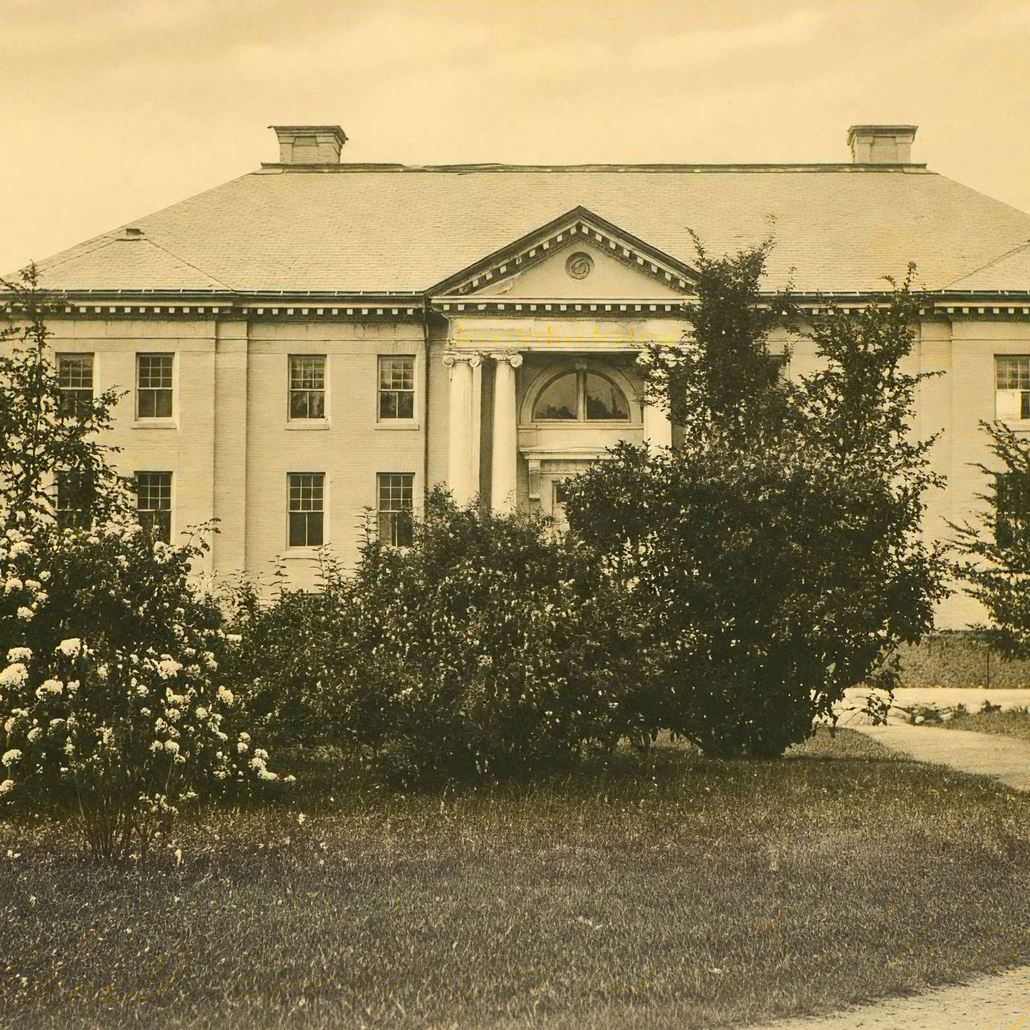 Wolfboro N Brewster Free Academy Wolfeboro NH in 1906 Vintage Print (7 Sizes)