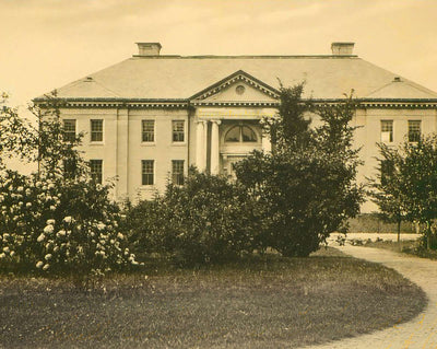 Wolfboro N Brewster Free Academy in 1906 vintage photo
