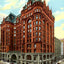 Woman's Temple Chicago in 1905 Vintage Print (7 Sizes) - Enhanced