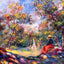 Woman in a Landscape Painting by Pierre-Auguste Renoir Fine Art Print (6 Sizes)