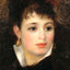 Woman with a Rose Art Print 1876 Painting by Pierre-Auguste Renoir (6 Sizes)