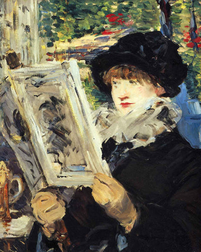 Woman Reading painting by Edouard Manet (1879)