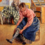 Woman Putting on Her Stockings 1895 by Camille Pissarro Art Print (6 Sizes)