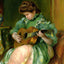 Woman with a Guitar Art Print 1897 Painting by Pierre-Auguste Renoir (6 Sizes)