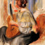Woman with Guitar Fine Art Print Painting by Pierre-Auguste Renoir (6 Sizes)