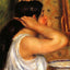 Woman Combing Her Hair 1908 by Pierre-Auguste Renoir Art Print (6 Sizes)