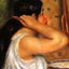 Woman Combing Her Hair 1908 by Pierre-Auguste Renoir Art Print (6 Sizes)