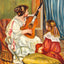 Woman with a Guitar 1897 Painting by Pierre-Auguste Renoir Art Print (6 Sizes)