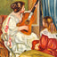 Woman with a Guitar 1897 Painting by Pierre-Auguste Renoir Art Print (6 Sizes)