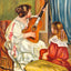 Woman with a Guitar 1897 Painting by Pierre-Auguste Renoir Art Print (6 Sizes)