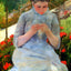 Woman with Needlework 1882 Painting by Mary Cassatt Art Print (6 Sizes)