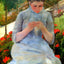 Woman with Needlework 1882 Painting by Mary Cassatt Art Print (6 Sizes)