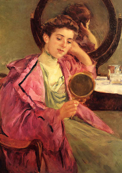 Woman at Her Toilette Art Print 1909 Painting by Mary Cassatt (6 Sizes)