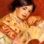 Woman with a Fan 1906 Painting by Pierre-Auguste Renoir Art Print (6 Sizes)