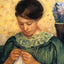 Woman Sewing 1914 Painting by Mary Cassatt Art Print (6 Sizes) - Archival Paper