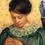 Woman Sewing 1914 Painting by Mary Cassatt Art Print (6 Sizes) - Archival Paper