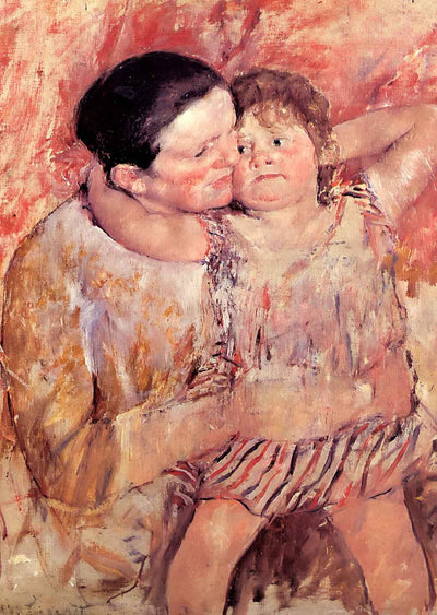Woman and Child 1888 Painting by Mary Cassatt Art Print (6 Sizes)