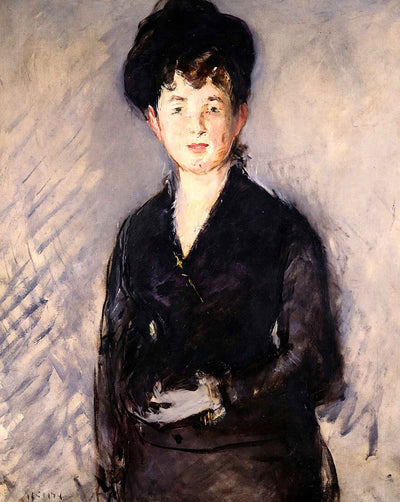 Woman with a Gold Pin painting by Edouard Manet (1879)