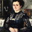 Woman in a Lace Blouse art print by Pierre-Auguste Renoir (1869)