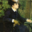 Woman in a Garden (Woman with a Seagull) 1868 by Renoir Art Print (6 Sizes)