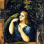 Woman with Parrot Fine Art Print 1864 Painting by Paul Cezanne (6 Sizes)