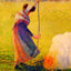 Woman Burning Wood 1890 Painting by Camille Pissarro Art Print (6 Sizes)
