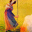 Woman Burning Wood 1890 Painting by Camille Pissarro Art Print (6 Sizes)