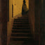 Woman on the Stairs Fine Art Print 1825 by Caspar David Friedrich (6 Sizes)