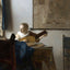 Woman with a Lute art print by Johannes Vermeer (1664)
