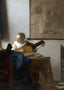 Woman with a Lute Art Print 1664 Painting by Johannes Vermeer (6 Sizes)