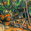 Woods with Millstone art print by Paul Cezanne (1894)